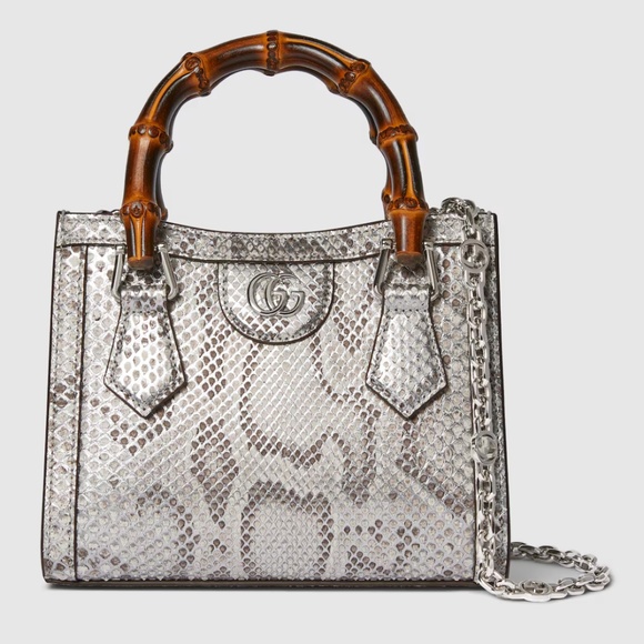NEVER USED  - Gucci Diana python small tote bag - Picture 1 of 3